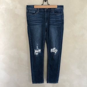 Just USA mid rise skinny ankle distressed jeans